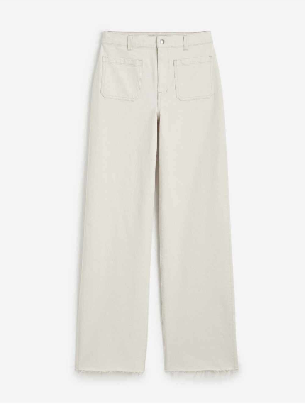 NWT Madewell The Emmett Wide-Leg Full Length Jean: Patch Pocket Edition Size 32